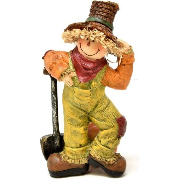 Gift Boutique Harvest Scarecrows Table Decor Figurines with Pumpkins - 3 - Picture 4 of 4